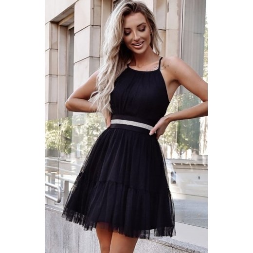 Duet Cristal tiulowa mini sukienka czarna ze sklepu intimiti.pl w kategorii Sukienki - zdjęcie 187861294