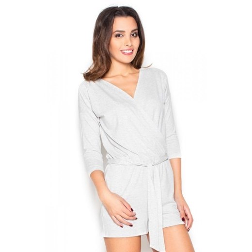 Katrus K374 kombinezon jasny szary ze sklepu intimiti.pl w kategorii Kombinezony damskie - zdjęcie 187861820