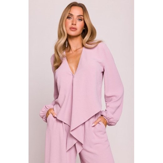 Moe krótka bluzka brudny róż M861 ze sklepu intimiti.pl w kategorii Bluzki damskie - zdjęcie 187862660