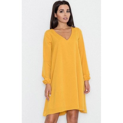 Figl M566 sukienka żółta ze sklepu intimiti.pl w kategorii Sukienki - zdjęcie 187862811