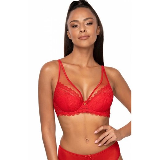 Mat M-0198/11 Estelle biustonosz push-up czerwony ze sklepu intimiti.pl w kategorii Biustonosze - zdjęcie 187862993