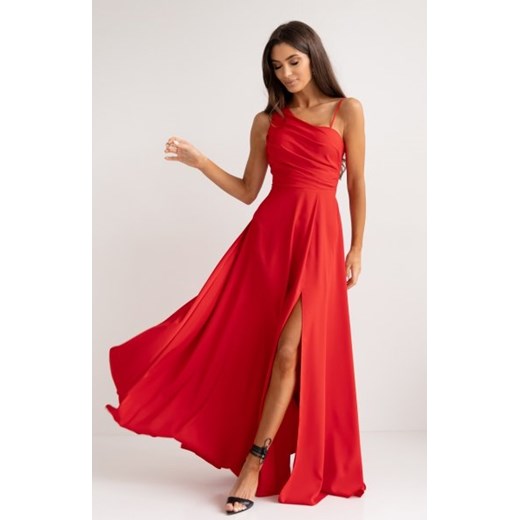 Duet Monako asymetryczna długa sukienka z wiązaniem ze sklepu intimiti.pl w kategorii Sukienki - zdjęcie 187863011