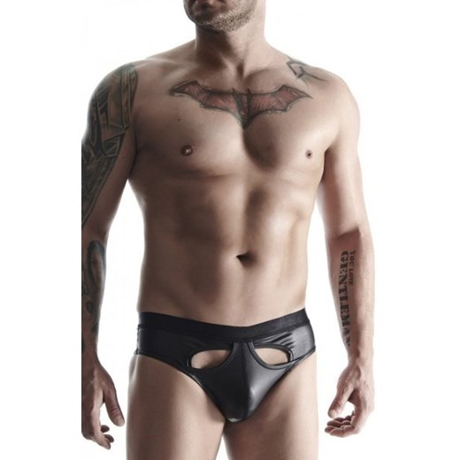 Figi męskie wetlook BRI025 ze sklepu intimiti.pl w kategorii Majtki męskie - zdjęcie 187863191