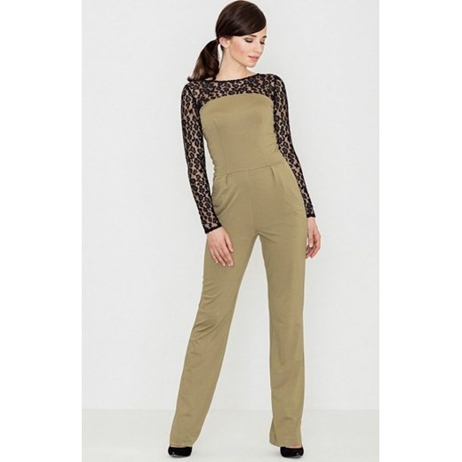 *Katrus K324 kombinezon oliwkowy ze sklepu intimiti.pl w kategorii Kombinezony damskie - zdjęcie 187863440