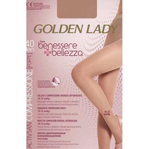 Golden Lady Benessere &amp; Bellezza 140 den rajstopy przeciwżylakowe ze sklepu intimiti.pl w kategorii Rajstopy - zdjęcie 187863624