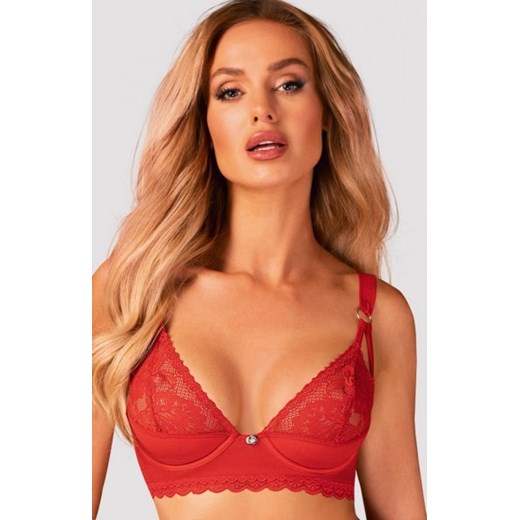 Obsessive Belovya czerwony biustonosz ze sklepu intimiti.pl w kategorii Biustonosze - zdjęcie 187863864