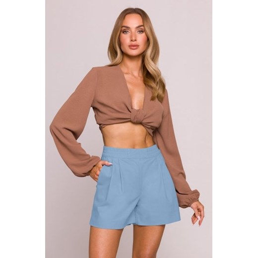 Moe szorty jeansowe błękitne M860 ze sklepu intimiti.pl w kategorii Spodnie damskie - zdjęcie 187864334