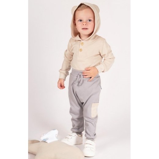 Bawełniane body dziecięce z kapturem z uszkami ze sklepu intimiti.pl w kategorii Body niemowlęce - zdjęcie 187865401