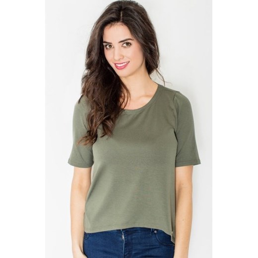 Figl M436 bluzka oliwka ze sklepu intimiti.pl w kategorii Bluzki damskie - zdjęcie 187865424