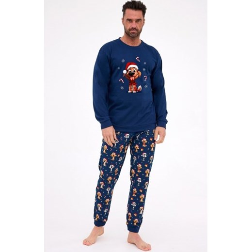 Cornette 115/294 Dog Christmas piżama męska ze sklepu intimiti.pl w kategorii Piżamy męskie - zdjęcie 187865492