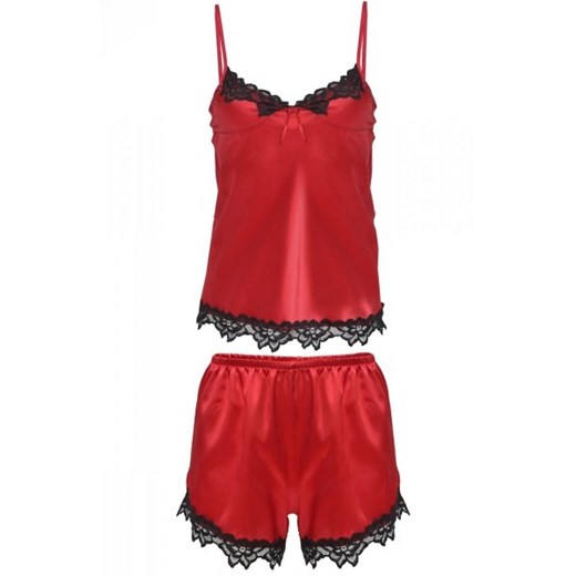 Dkaren Viola komplet czerwony ze sklepu intimiti.pl w kategorii Koszule nocne - zdjęcie 187865664