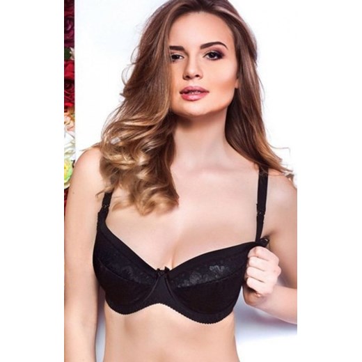 *Kostar MM48 biustonosz do karmienia czarny ze sklepu intimiti.pl w kategorii Biustonosze - zdjęcie 187865924