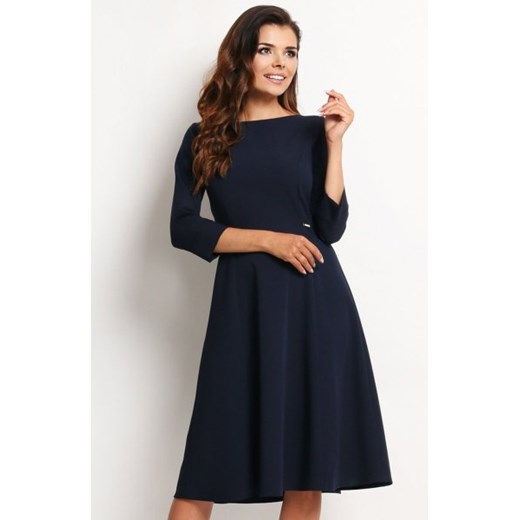 Awama A112 sukienka granatowa ze sklepu intimiti.pl w kategorii Sukienki - zdjęcie 187866043