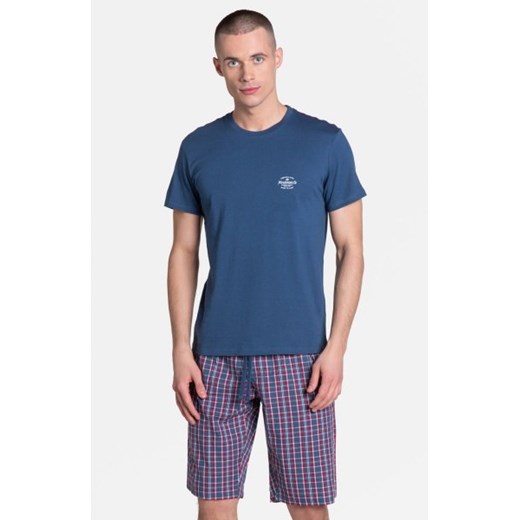 Henderson Zeroth 38364-59X piżama męska granatowa ze sklepu intimiti.pl w kategorii Piżamy męskie - zdjęcie 187866044