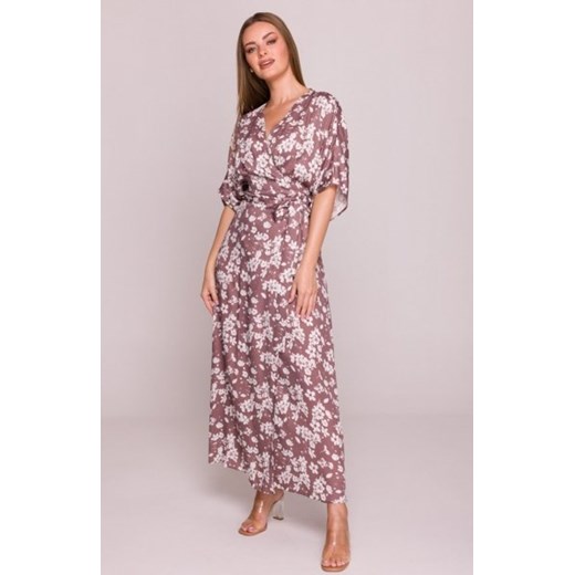 Stylove S405/2 sukienka kopertowa maxi we wzór ze sklepu intimiti.pl w kategorii Sukienki - zdjęcie 187866180