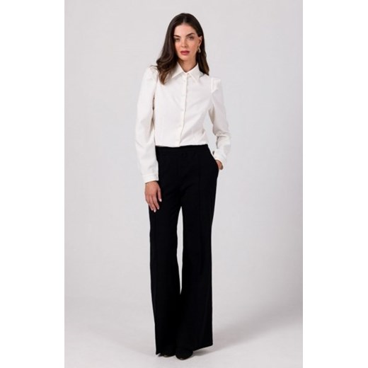 Bewear B275 spodnie z przeszyciami na nogawkach czarne ze sklepu intimiti.pl w kategorii Spodnie damskie - zdjęcie 187866234