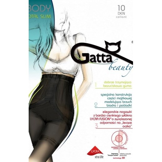 Rajstopy Gatta Body Total Slim Fusion 10 den ze sklepu intimiti.pl w kategorii Rajstopy - zdjęcie 187866632