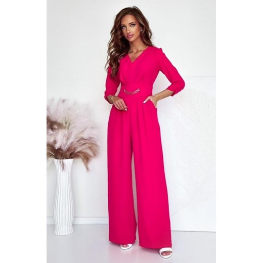 Duet Katrin elegancki kombinezon damski malinowy ze sklepu intimiti.pl w kategorii Kombinezony damskie - zdjęcie 187866860
