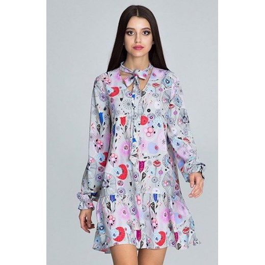 Figl M599 Wzór 73 sukienka w kwiaty ze sklepu intimiti.pl w kategorii Sukienki - zdjęcie 187867293