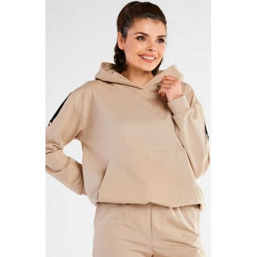 Sportowa bluza z kapturem A248 ze sklepu intimiti.pl w kategorii Bluzy damskie - zdjęcie 187867541