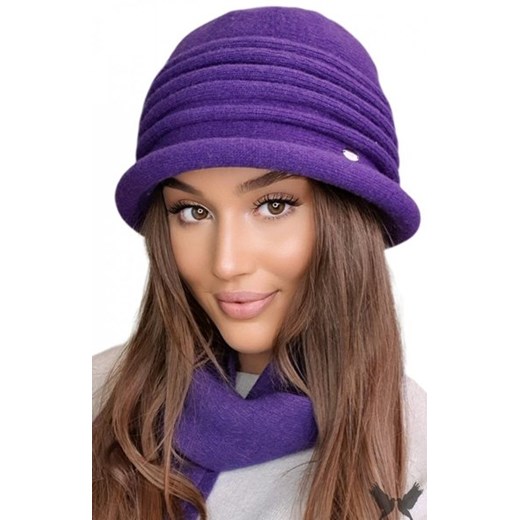 Kamea Salerno kapelusz damski fioletowy ze sklepu intimiti.pl w kategorii Kapelusze damskie - zdjęcie 187867790