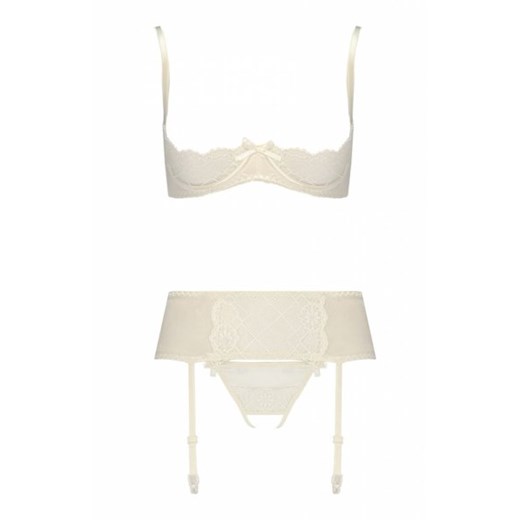 Casmir Aurelia komplet 3-częściowy biały ze sklepu intimiti.pl w kategorii Komplety bielizny damskiej - zdjęcie 187867981