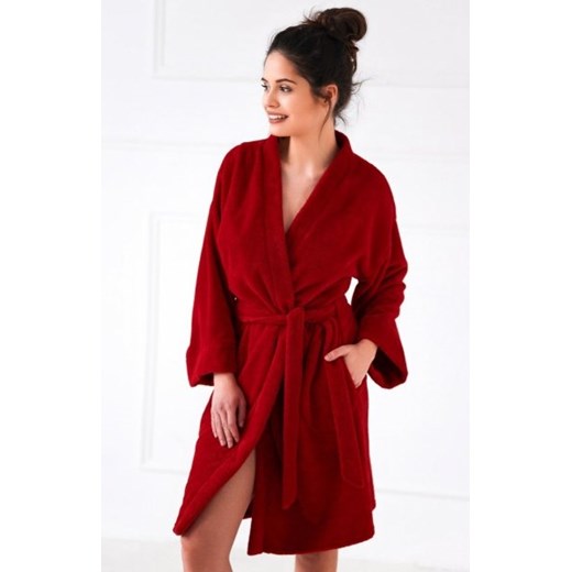 Sensis Rolling Red szlafrok damski ze sklepu intimiti.pl w kategorii Szlafroki damskie - zdjęcie 187868191