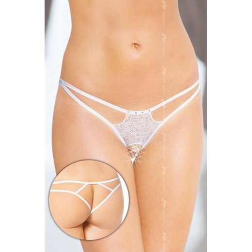 Softline 2454 stringi białe ze sklepu intimiti.pl w kategorii Majtki damskie - zdjęcie 187868270