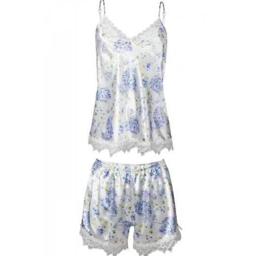 Satynowy komplet Flowers DK-KV/1 ze sklepu intimiti.pl w kategorii Piżamy damskie - zdjęcie 187868571