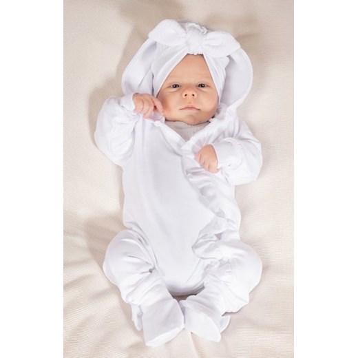 Pajacyk dresowy dla dziewczynki do chrztu ze sklepu intimiti.pl w kategorii Pajacyki - zdjęcie 187868970