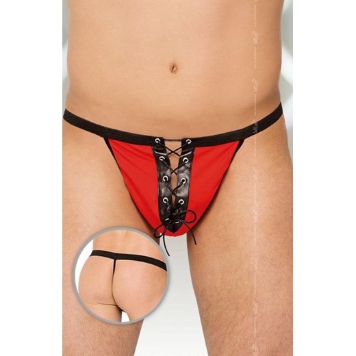 Softline 4508 stringi męskie czerwone ze sklepu intimiti.pl w kategorii Majtki damskie - zdjęcie 187869022