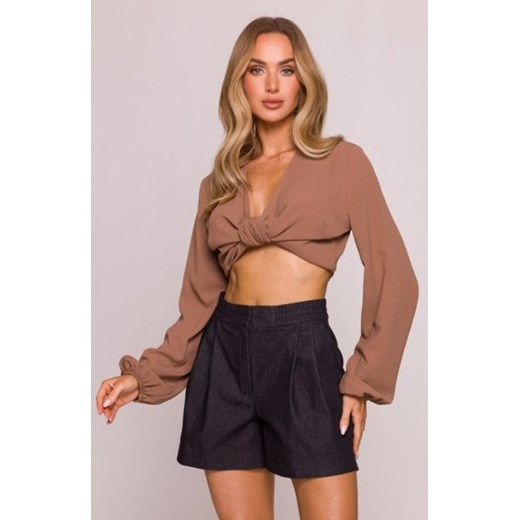 Moe szorty jeansowe grafitowe M860 ze sklepu intimiti.pl w kategorii Spodnie damskie - zdjęcie 187869442