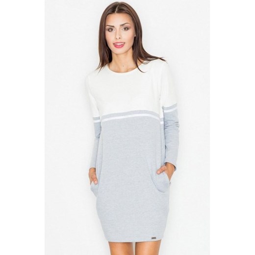 Figl M510 sukienka szara ze sklepu intimiti.pl w kategorii Sukienki - zdjęcie 187869551