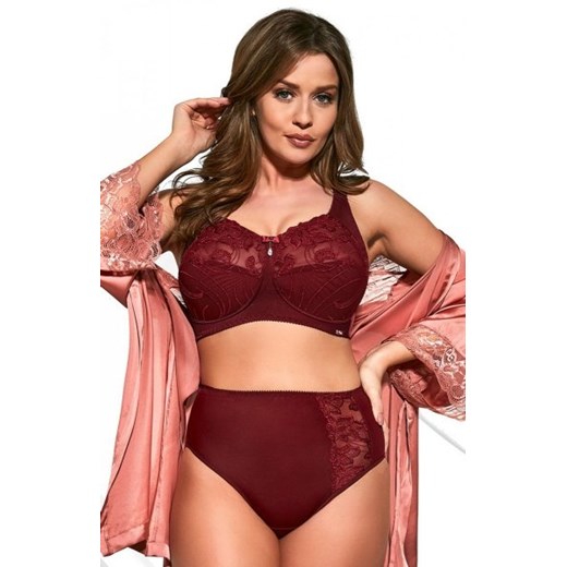 Bordowy biustonosz półusztywniany Viola 584 ze sklepu intimiti.pl w kategorii Biustonosze - zdjęcie 187869832