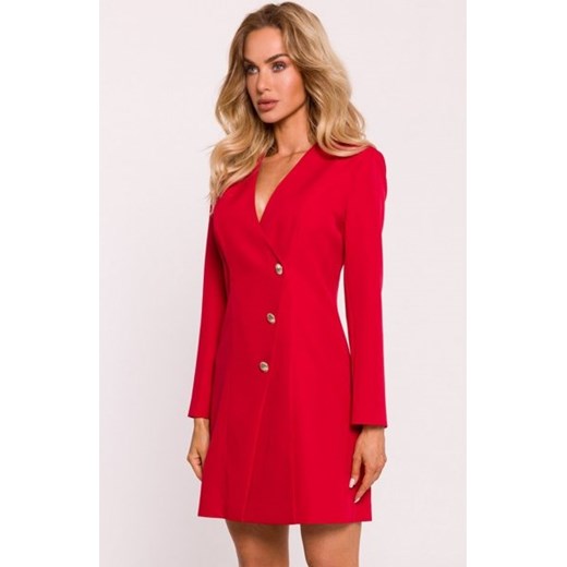 Moe sukienka żakietowa czerwona M793 ze sklepu intimiti.pl w kategorii Sukienki - zdjęcie 187870060
