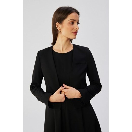 Stylove S368 krótka marynarka bez zapięcia czarna ze sklepu intimiti.pl w kategorii Marynarki damskie - zdjęcie 187870101