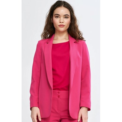 Nife klasyczna marynarka damska różowa ze sklepu intimiti.pl w kategorii Marynarki damskie - zdjęcie 187870173