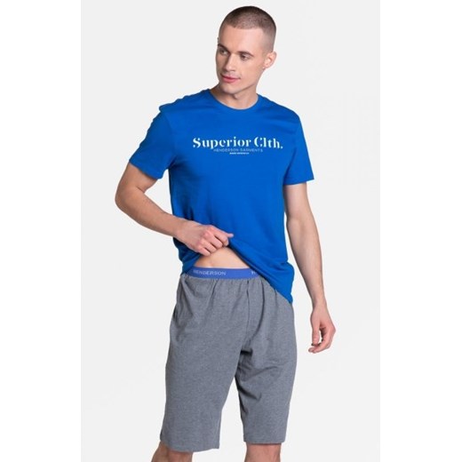Henderson Zed 38366-55X piżama męska niebiesko-szara ze sklepu intimiti.pl w kategorii Piżamy męskie - zdjęcie 187870221