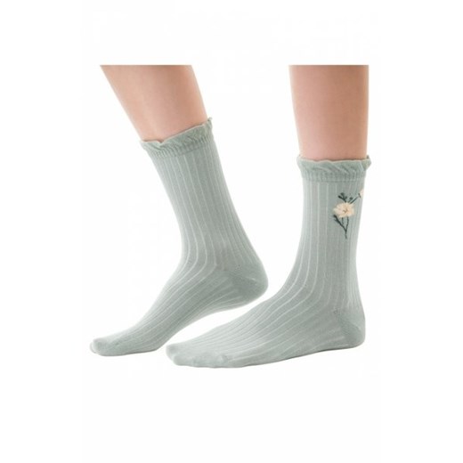 Steven art.017 Planeta Ziemia skarpety damskie ze sklepu intimiti.pl w kategorii Skarpetki damskie - zdjęcie 187870312