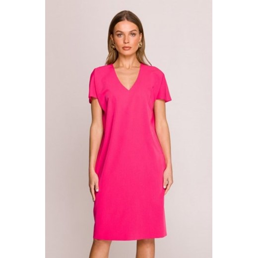 Stylove S392 sukienka o luźnym fasonie różowa ze sklepu intimiti.pl w kategorii Sukienki - zdjęcie 187870504