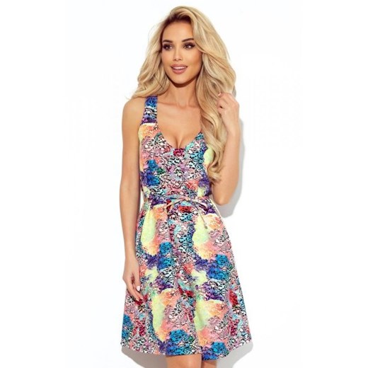 Numoco 377-3 trapezowa sukienka z dekoltem ze sklepu intimiti.pl w kategorii Sukienki - zdjęcie 187870714