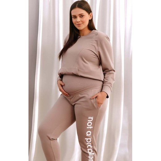 Dresowe spodnie ciążowe SPO.4238 ze sklepu intimiti.pl w kategorii Bielizna ciążowa - zdjęcie 187870764