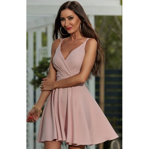 Elizabeth Layla rozkloszowana sukienka różowa jasna ze sklepu intimiti.pl w kategorii Sukienki - zdjęcie 187871460