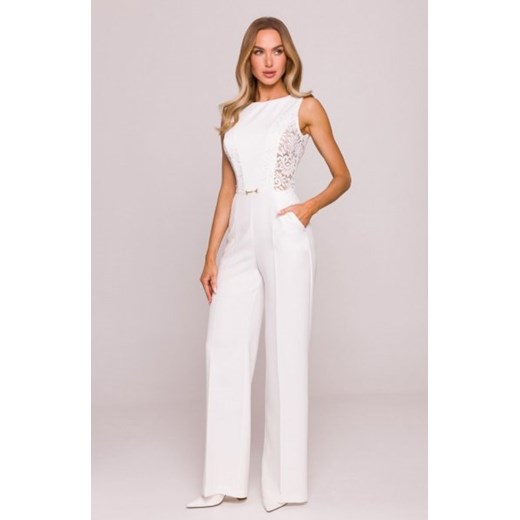 Moe kombinezon z koronkowymi wstawkami ecru M866 ze sklepu intimiti.pl w kategorii Kombinezony damskie - zdjęcie 187871664