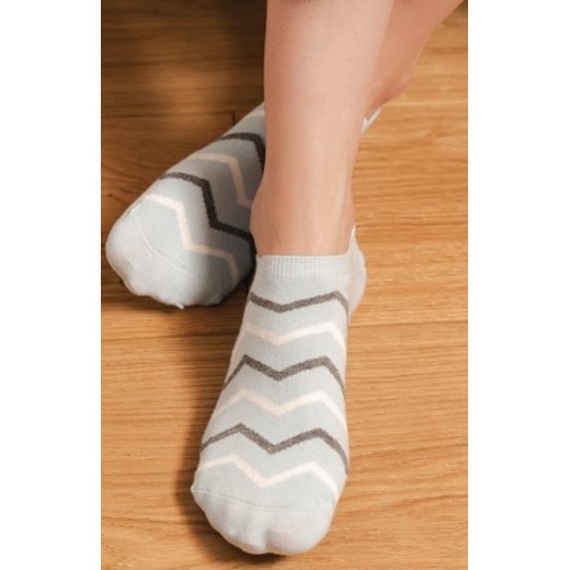 Steven 021-053 stopki błękitne ze sklepu intimiti.pl w kategorii Skarpetki damskie - zdjęcie 187871892