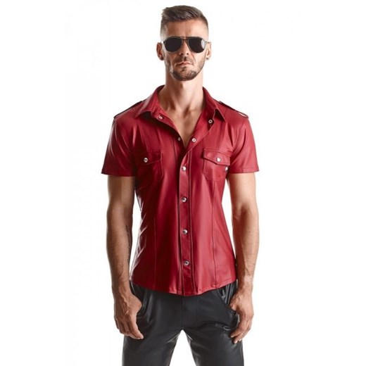 Męska koszula z napami RMCarlo001 ze sklepu intimiti.pl w kategorii Koszule męskie - zdjęcie 187872191