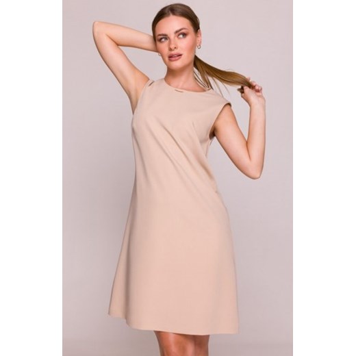 Stylove S408 sukienka bez rękawów beżowa ze sklepu intimiti.pl w kategorii Sukienki - zdjęcie 187872364