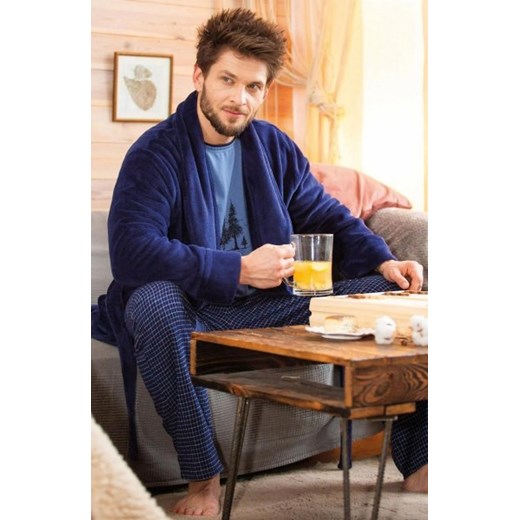 Key MGL 255 szlafrok męski ze sklepu intimiti.pl w kategorii Szlafroki męskie - zdjęcie 187872471