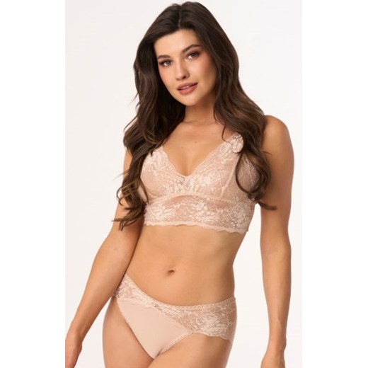 Babell BBL 205 beżowe figi damskie ze sklepu intimiti.pl w kategorii Majtki damskie - zdjęcie 187872580