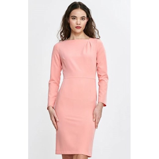 Nife sukienka z asymetryczną zakładką przy dekolcie ze sklepu intimiti.pl w kategorii Sukienki - zdjęcie 187872630